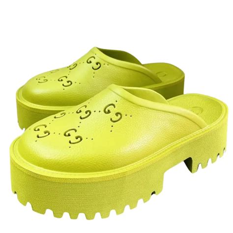 gucci clogs green|gucci clog dupe.